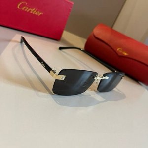 cartie*卡地亚 珍贵太阳眼镜金属材质 Pc镜腿十无框超轻电镀工艺精湛气质十足新款刚刚到货官网原版超高品质，超高档奢华的象征色