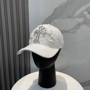 克罗心 新款棒球帽 个性时尚经典十字架标志 休闲带点酷酷的感觉 中性款 男女同款 超好搭 头围:56-58Cm均可