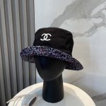 chanel 香奈儿 专柜新款双面刺绣渔夫帽 1:1开模订制，立体刺绣，精致无暇！100%纯棉面料，原厂品质，独家实物拍摄。