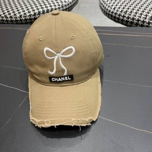香奈儿Chanel 2024新品蝴蝶结棒球帽，小香经典简约，时尚休闲设计