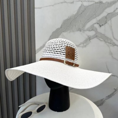 Loewe罗意威大檐帽 太阳大草帽 细草制作 官方款开模 非市场普通版本,头围57Cm