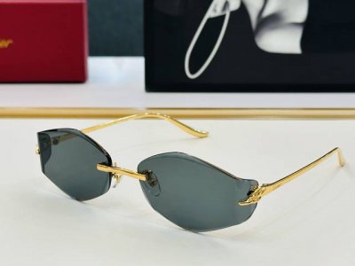 原版Cartie* 卡家 官网经典款 太阳镜 Ct0684S Size 59口18-135 电镀工艺精湛大牌品 Xl戴起来气质十足