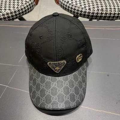 Gucci 古奇 经典原单棒球帽专柜1:1开模订制，轻盈透气！实物拍摄，四季百搭男女适用，基础头围56，贴片可调节。
