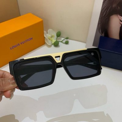 Lv 路易威登 欧美时尚方框墨镜 网红同款太阳镜 百搭潮流眼镜！出游必备神器！