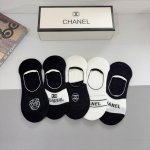 配包装 一盒5双 Chanel 香奈儿 新款高端船袜！经典字母专柜同步袜子 大牌出街，潮人必备