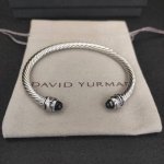 david Yurman 5Mm旋转镶嵌钻黑钻手镯。建议适合佩戴的手围15-20 编号Dysz-044