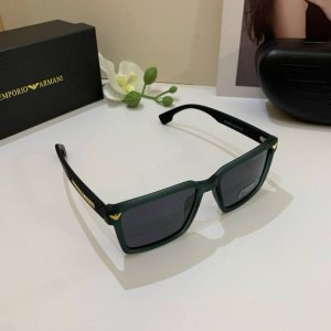 emporio Armani 阿玛尼 新款树脂方框男女太阳镜 欧美时尚大牌潮流眼镜 佩戴舒适驾驶旅游墨镜