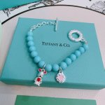正品新款蒂芙尼手链 Tiffny&Co. 专柜精工版本 多元素玛瑙银风格手链 明星同款 复古做旧风 原版复刻 纯手工打造 正品开模潮流时尚必备 男女均可佩戴 情