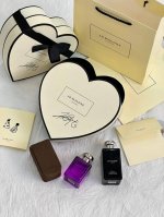 高端品质 祖马龙香水两件套520爱心联名版 内含 紫色玫瑰50Ml 无垢木与雪松100Ml