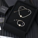 chanel 金币满钻套装 中古款 绝绝子上身高级 手链 颈链