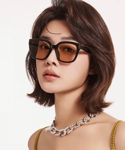gucci 2025开春新款 潮流爆款 时尚方框偏光太阳镜 高品质 佩戴舒适 网红潮款墨镜 女士高清尼龙偏光太阳镜 高品质Tr镜框 型号：G4314