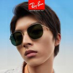 Rayban 雷朋 Rb3548 平板玻璃镜片 多边形镜框 炫彩潮款太阳镜 男女通用 款Size:51-21