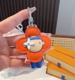 Louis Vuitton 路易威登 薇薇安钥匙扣 Lv包饰挂件 太阳花公仔 精钢五金 原版Logo精致 质感超赞