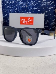Ray Ban雷朋 2025新款矩形男女通用太阳镜 男士开车偏光镜片 Rb69009 Size:60口15-145