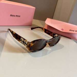 miumiu缪缪猫眼墨镜甜酷摩登女孩看过来 真的被拿捏了太爱了菱形脸高颧骨的集美