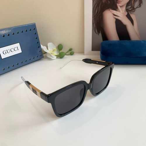 Gucci 古奇 2025新款高品质潮流眼镜 时尚方框偏光太阳镜 佩戴舒适 网红潮款眼镜！