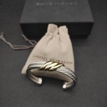 David Yurman 10Mm三环纽线手镯 建议适合佩戴的手围15-20Cm 编号Dysz-040