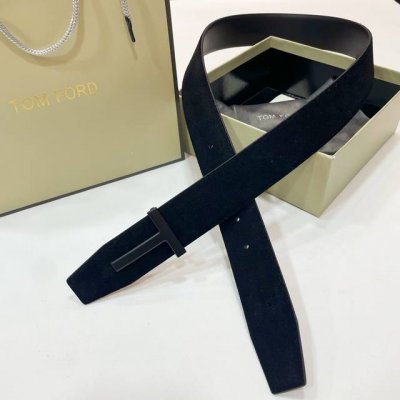 Tf 汤姆福特 最新网红爆款原版小牛皮 绒面，双面两用 钢扣 尺寸3.8