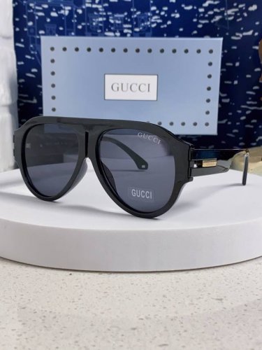 Gucci古奇 2025款欧美高端男女飞行员太阳眼欧洲站明星同近视架蛤蟆墨镜