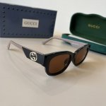 P Gucci古奇重磅新品 女款太阳镜 大框立体面 修饰脸型 复古有韵味