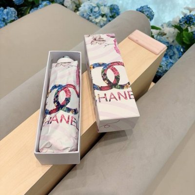Chanel 香奈儿 棒棒糖五折手动折叠晴雨伞 选用台湾进口Uv防紫外线伞布 原单代工级品质 2色