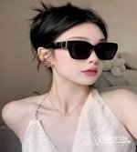 法国迪奥-Dior . 宝丽来树脂偏光镜片 . Tr90镜架轻便佩戴舒适 . Size 58-17-142 . 款太阳镜减轻强光负担 遮挡有害光线防辐射 出行旅