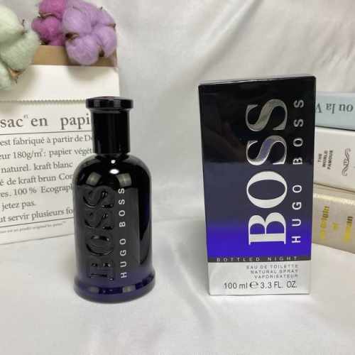 专柜品质 Boss Bottled Night午夜绅士自信深夜男士香水Boss香水100Ml 香调：芳香木香调 前味：桦木叶 中味：小豆葱 后味：若薇木 午夜绅