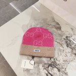 特价 配防尘袋。 Gucci古驰 2024秋冬新款专柜大牌针织毛线帽，男女款、百搭单品