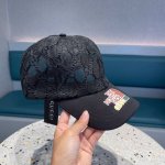 古奇Gucci 春夏款网纱拼接原单棒球帽 Gg满Logo提花面料 爆款单品