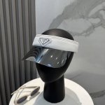 爆款普拉达Prada新款镜片空顶帽 定制超薄纯棉面料，简约时尚更透气，超火爆 现货秒发