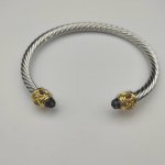 david Yurman 5Mm金头菱角紫钻手镯。建议适合佩戴的手围15-20Cm 编号Dysz-181