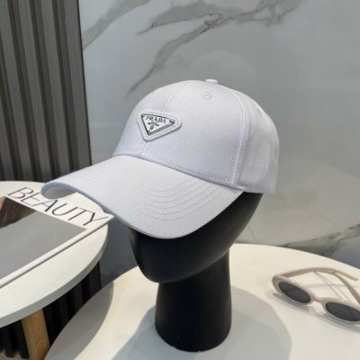 普拉达 prada春款新款个性棒球帽 高品质透气性巨佳 四季佩戴款 高颜值时尚单品 男女同款