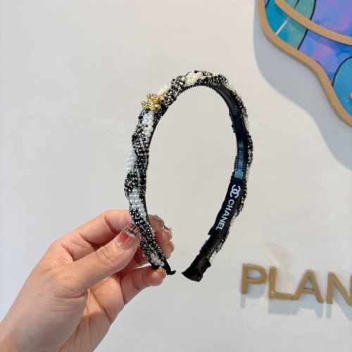 配包装 Chanel 香奈儿 新款精美字母发箍，复古网红爆款头箍 搭配高端材质，超精致，时尚高级感百搭款。