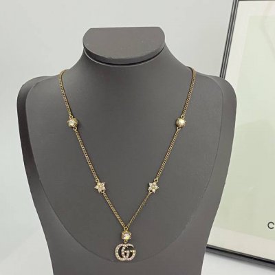 编码 N712 gucci项链经典热销款火爆上新 酷奇七彩炫钻水晶项链 复古做旧 Bling Bling 的彩钻 妥妥人间富贵花