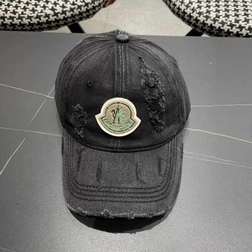 蒙口Moncler新款破洞棒球帽，时尚炸街单品，风格很Ok，高品质舒适透气，