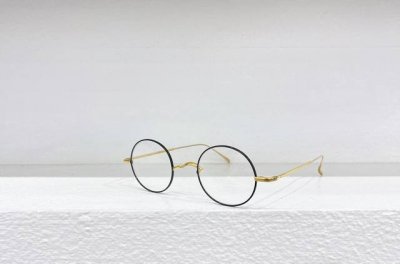 Vintage 金子眼镜model：Kmg-03Size:44口23-148钛～～高品质～～