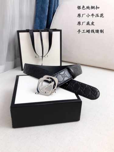 特P170 ：配送专柜全套礼盒包装。～古驰Gucci经典再现，原单品质，4.0Cm 带身采用意大利进口定制原版头层牛皮，纯铜原版定制五金扣头，带身双面可用，高端