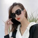 P100 Ysl圣罗兰 2025新款方框偏光太阳镜男女潮流 超大框墨镜百搭圆脸复古修脸眼镜 Ysl徽标