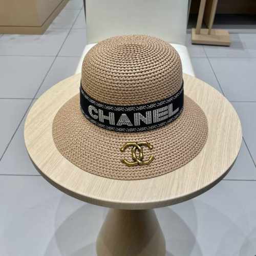 Chanel香奈儿 2025新款小香风度假风盆帽草帽，出街旅行单品