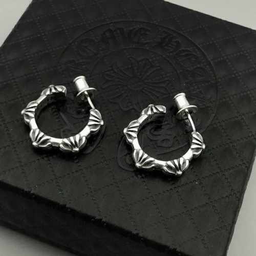 80 Chrome Hearts 克罗心耳钉 进口电镀工艺 精工 ～正品开模潮流时尚必备 男女均可佩戴 情侣款同款 摇滚朋克泰银风格 复古元素 潮流百搭 官网同
