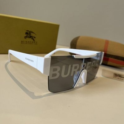 巴宝莉Burberry字母印花太阳眼镜4291 巴宝莉嘻哈墨镜护目镜Be4291一片式墨镜男女款太阳眼镜 #酷炫墨镜#Burberry 博柏利尺寸:99-0-1