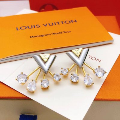 编号Led0332 Lv*最新款七星镶钻耳钉 一致Zp黄铜材质