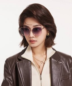 Dior时尚圆框太阳镜镜片 顶级奢侈品 高品质 [亲亲] 气质非凡 女士开车墨镜[爱情] 型号 Cd4311