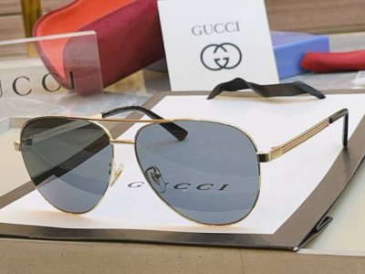 Gucc* 古*驰新款太阳镜，Model：Gg1233Sa，Size：63口14-150
