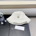 Chanel韩国秋冬季新款小香风粗呢渔夫帽女时尚纯色气质名媛风遮脸盆帽潮