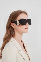 Burberry巴宝莉 墨镜女24年新款Be4406U大框B字母Logo潮流太阳眼镜