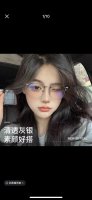 Dio*半框近视眼镜网红款可配度数高级素颜神器平光镜超轻眼睛镜架