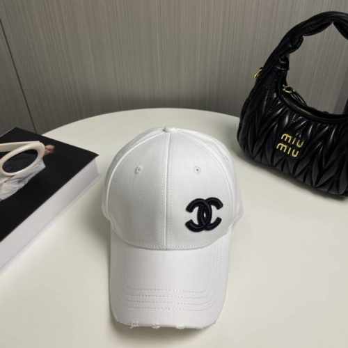 chanel香奈儿 新款简约刺绣Logo棒球帽，新款出货，大牌款超好搭配，赶紧入手！