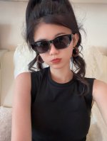 lv 2025年开春新款 潮流爆款 时尚方框太阳镜 高品质 佩戴舒适 网红潮款墨镜 型号L9551