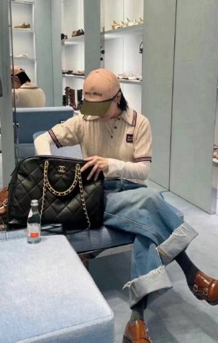 缪缪Miumiu官方棒球帽 帆布帽 头围57Cm